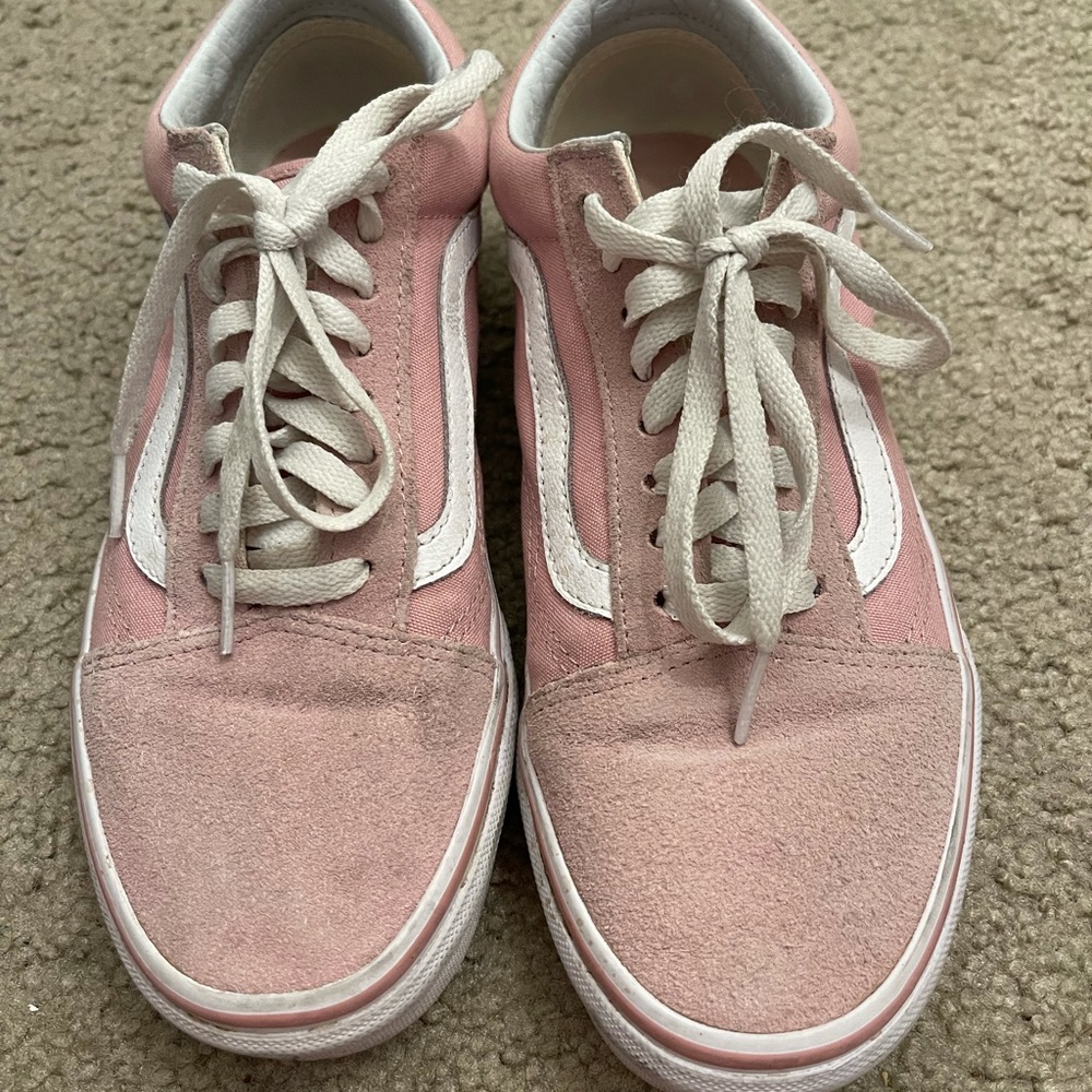 Light Pink Old School Vans